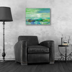 Epic Art 'Emerald Bay' by Silvia Vassileva, Acrylic Glass Wall Art,24x16