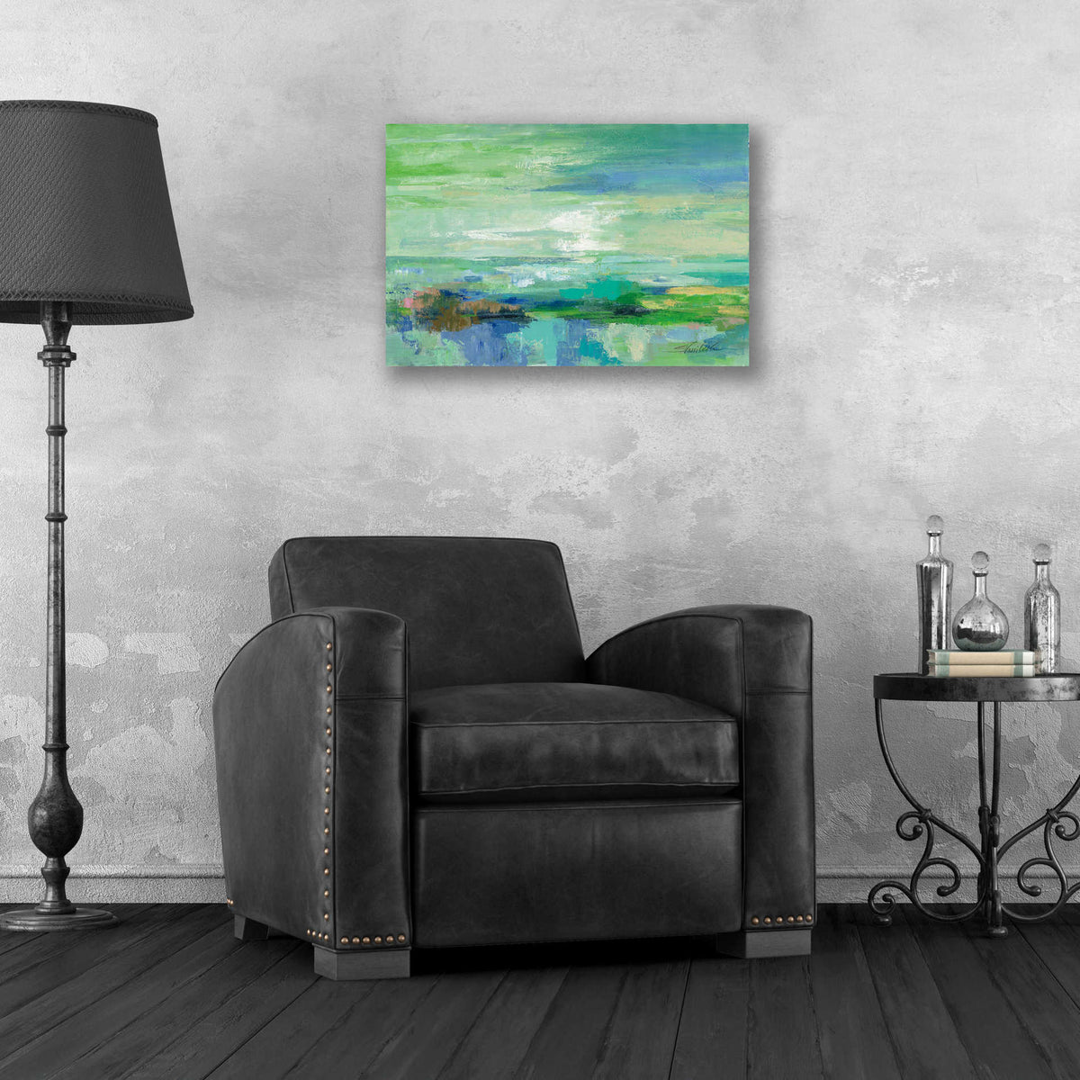 Epic Art 'Emerald Bay' by Silvia Vassileva, Acrylic Glass Wall Art,24x16