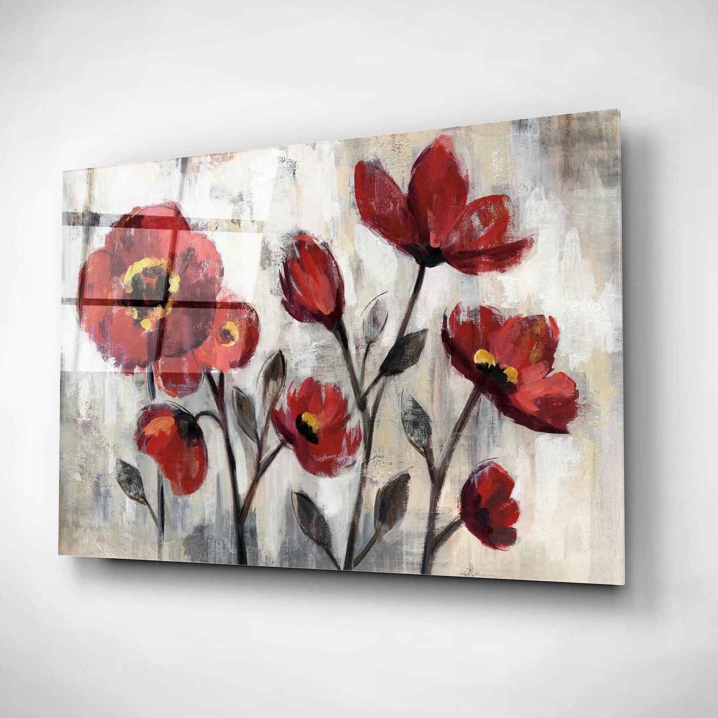 Epic Art 'Floral Simplicity' by Silvia Vassileva, Acrylic Glass Wall Art,16x12