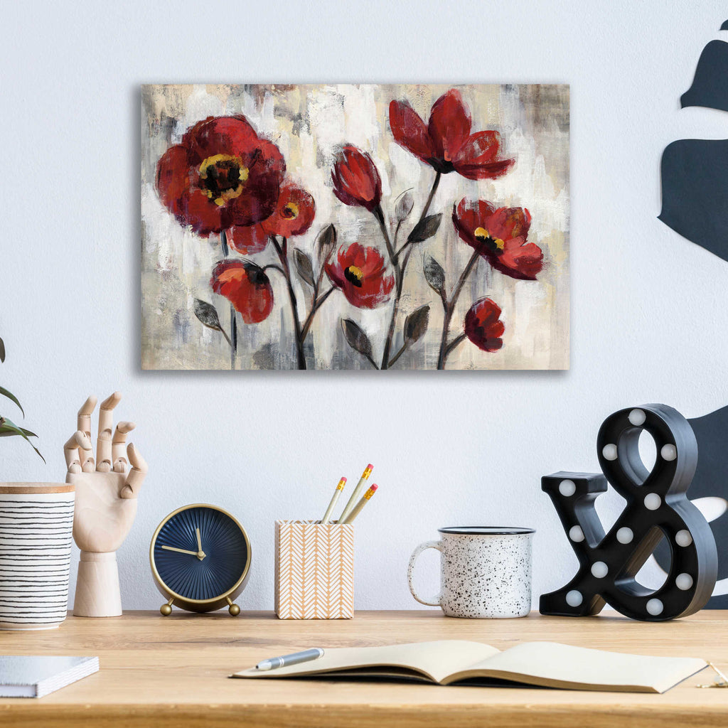 Epic Art 'Floral Simplicity' by Silvia Vassileva, Acrylic Glass Wall Art,16x12