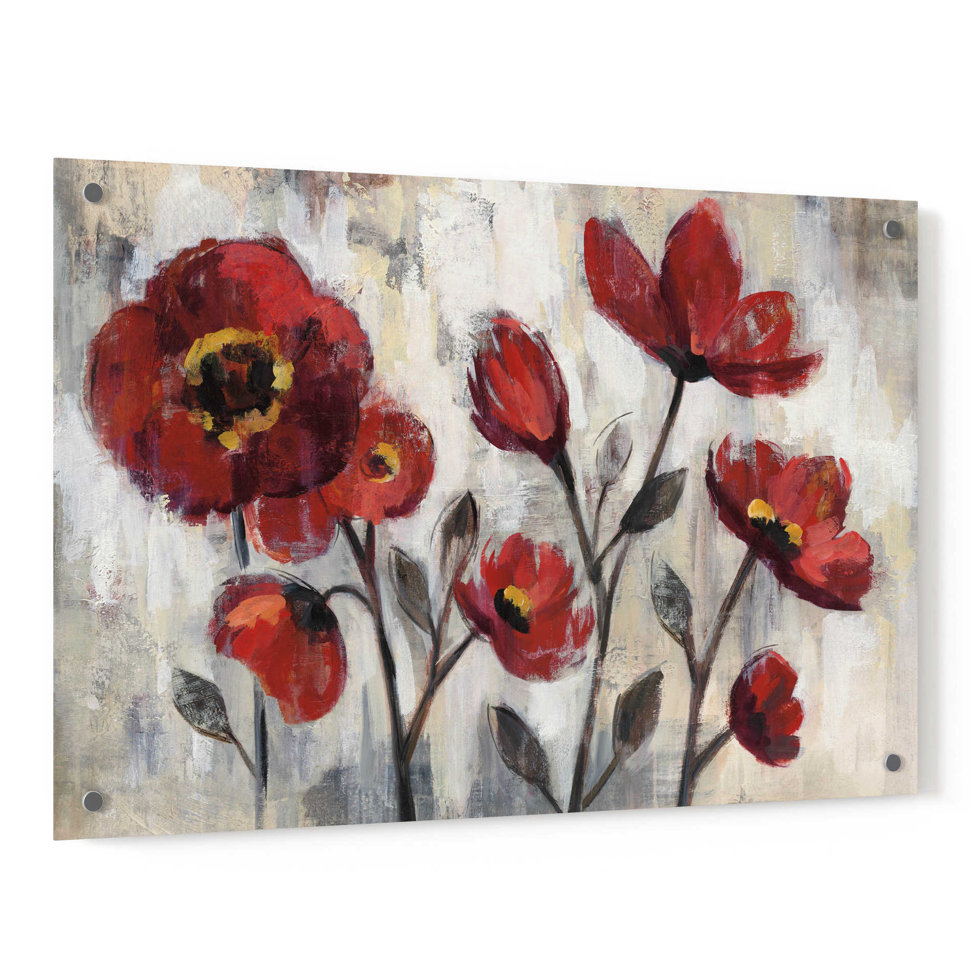 Epic Art 'Floral Simplicity' by Silvia Vassileva, Acrylic Glass Wall Art,36x24