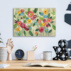 Epic Art 'Fairy Tale Flowers V' by Silvia Vassileva, Acrylic Glass Wall Art,16x12