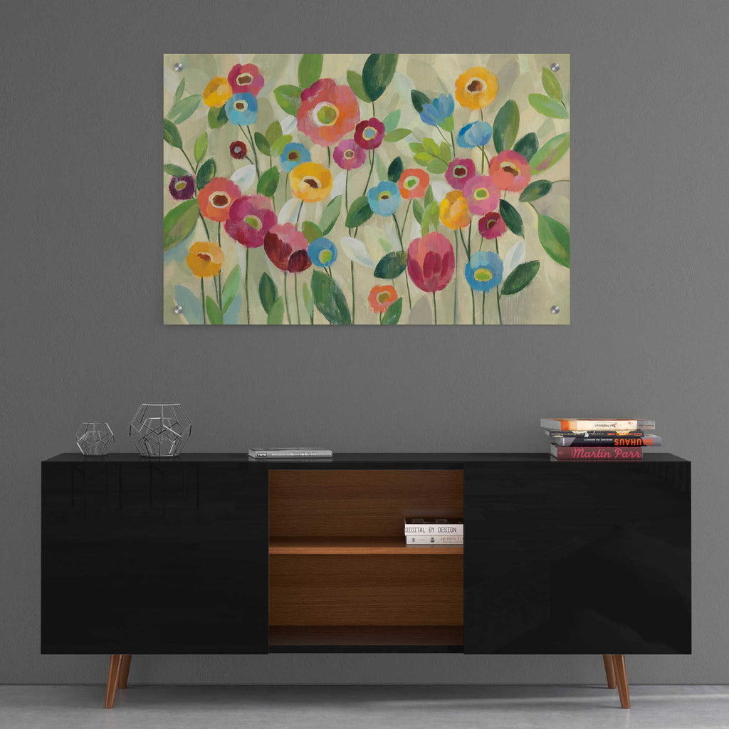 Epic Art 'Fairy Tale Flowers V' by Silvia Vassileva, Acrylic Glass Wall Art,36x24