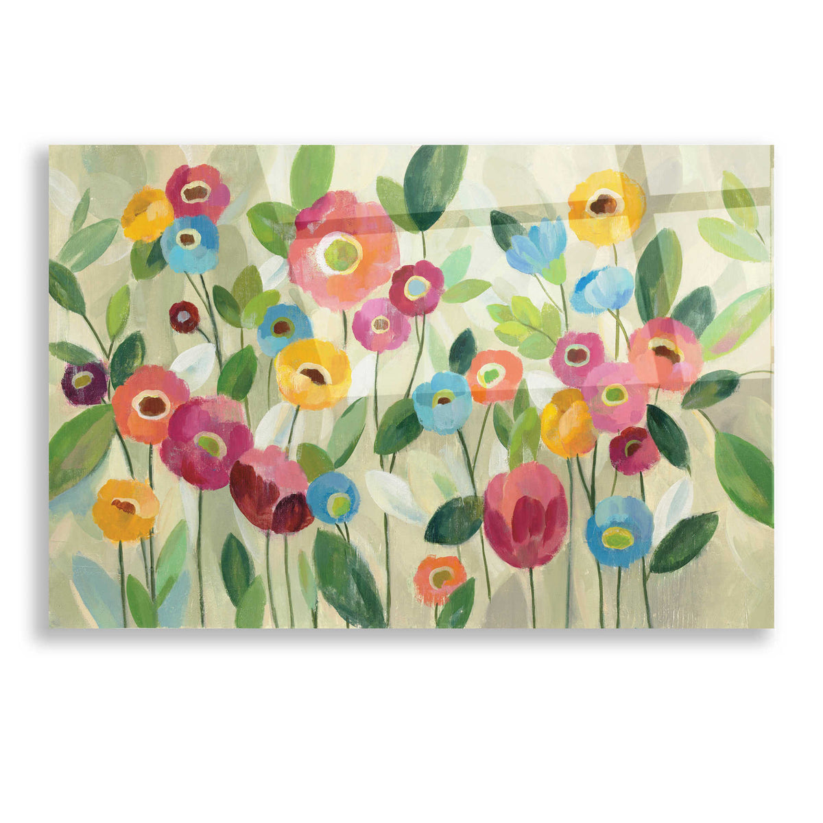 Epic Art 'Fairy Tale Flowers V' by Silvia Vassileva, Acrylic Glass Wall Art