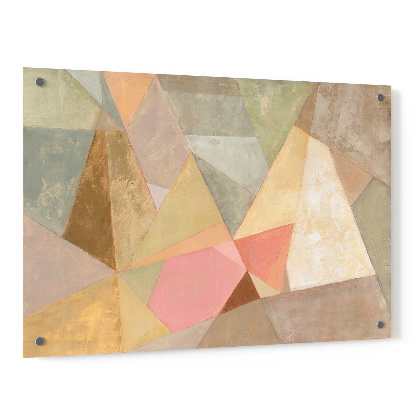 Epic Art 'Geometric Abstract' by Silvia Vassileva, Acrylic Glass Wall Art,36x24