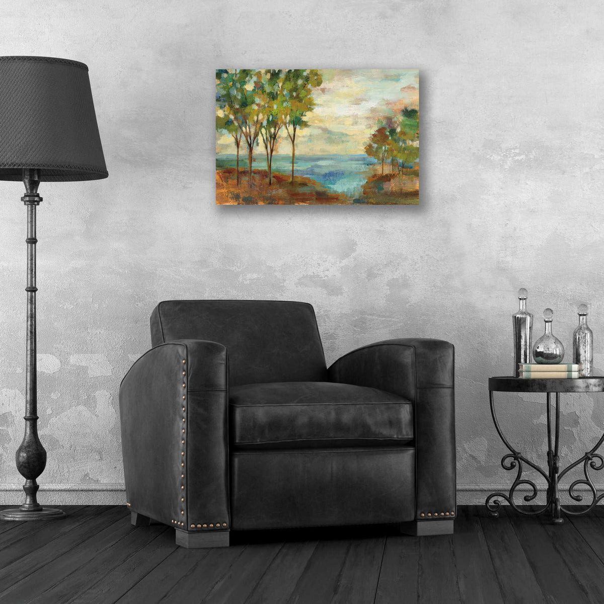 Epic Art 'View of the Lake' by Silvia Vassileva, Acrylic Glass Wall Art,24x16