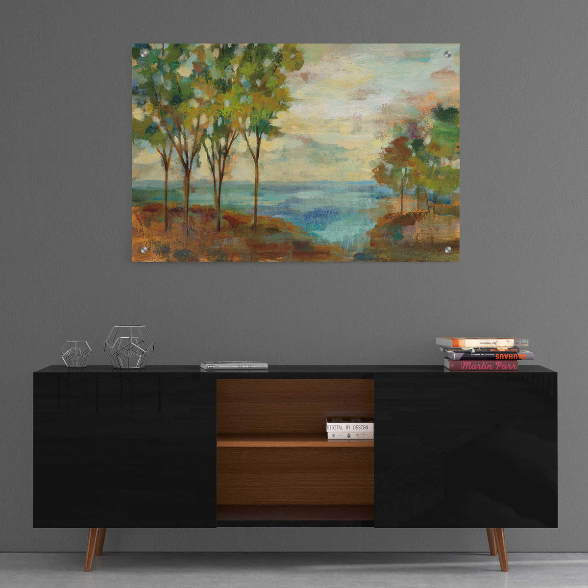 Epic Art 'View of the Lake' by Silvia Vassileva, Acrylic Glass Wall Art,36x24