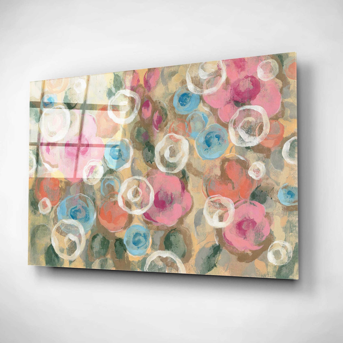 Epic Art 'Parisian Floral I' by Silvia Vassileva, Acrylic Glass Wall Art,16x12