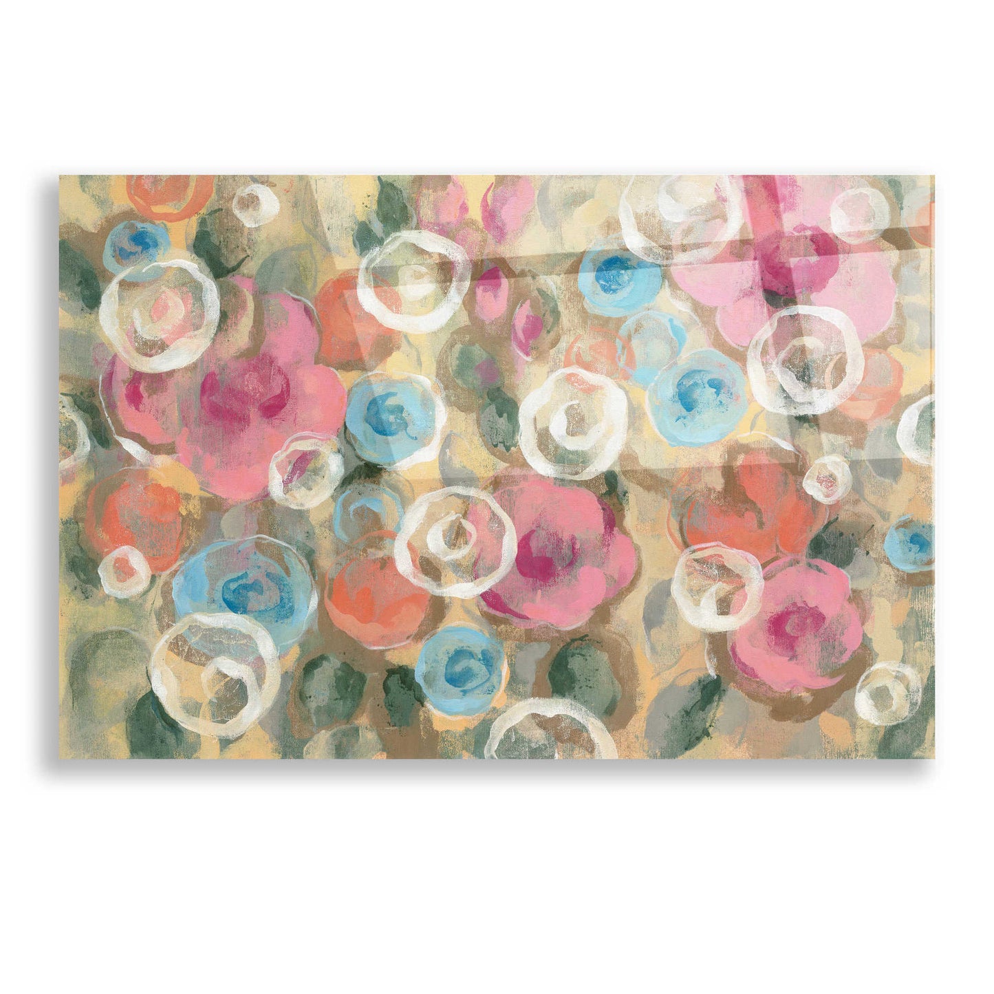 Epic Art 'Parisian Floral I' by Silvia Vassileva, Acrylic Glass Wall Art,16x12