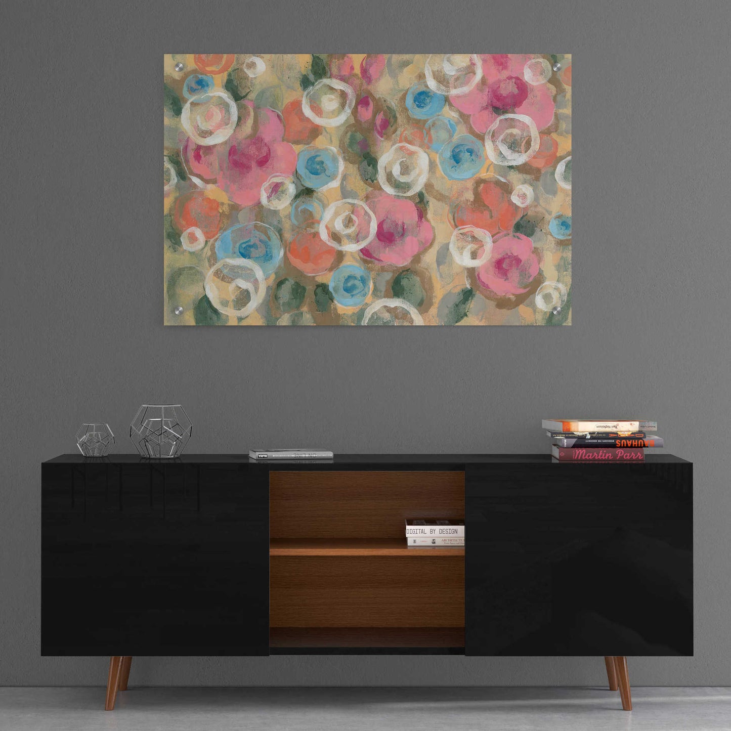 Epic Art 'Parisian Floral I' by Silvia Vassileva, Acrylic Glass Wall Art,36x24