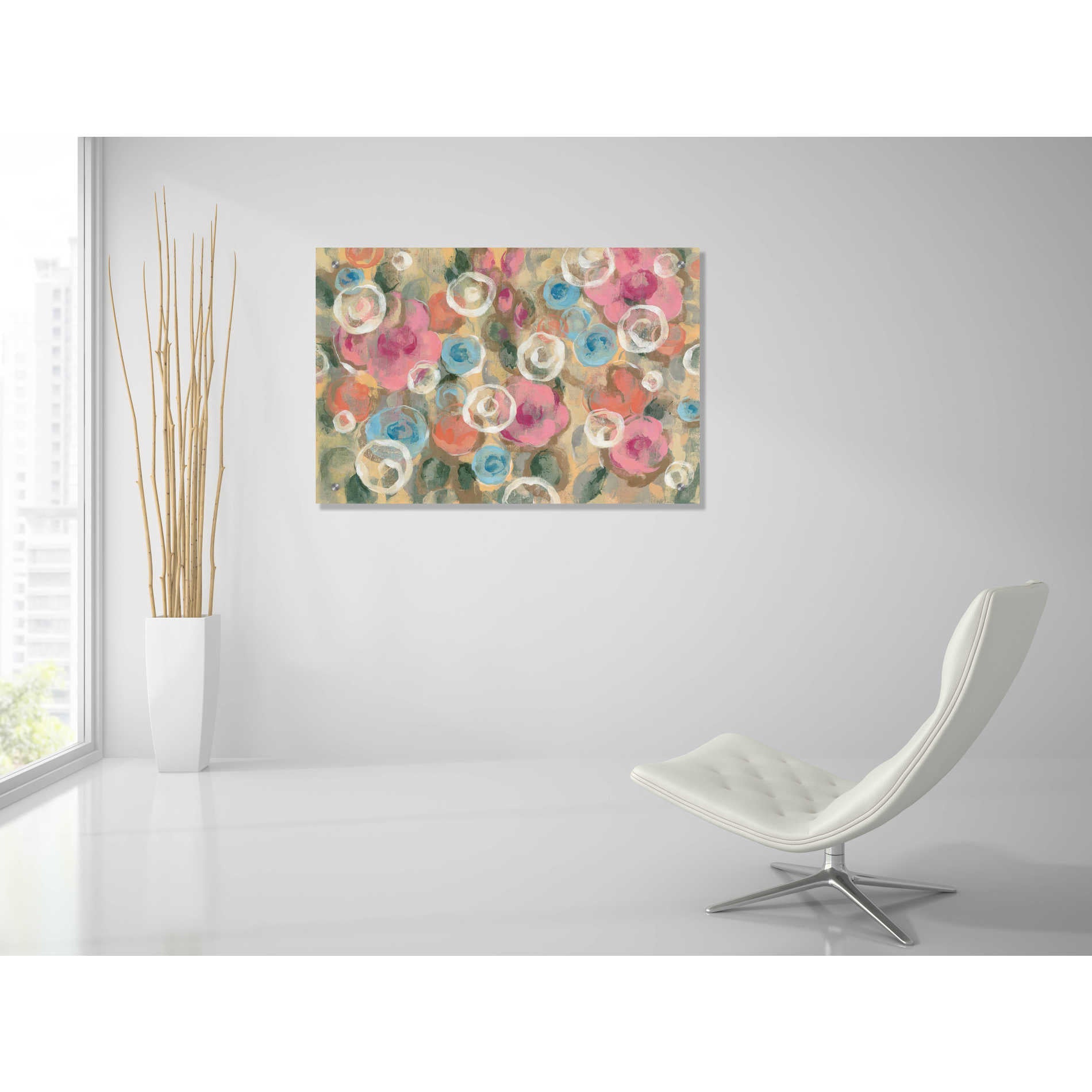 Epic Art 'Parisian Floral I' by Silvia Vassileva, Acrylic Glass Wall Art,36x24