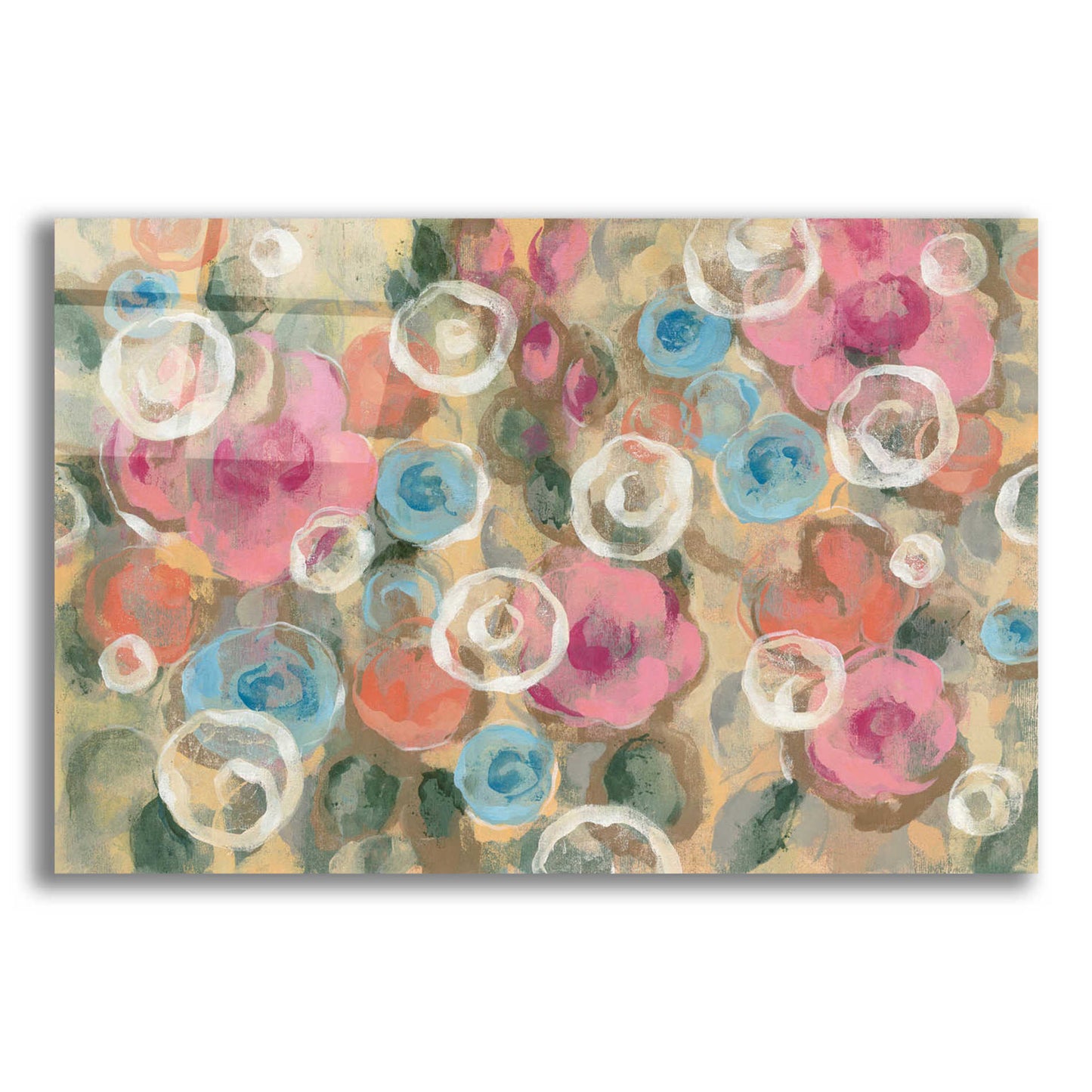 Epic Art 'Parisian Floral I' by Silvia Vassileva, Acrylic Glass Wall Art