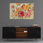 Epic Art 'Brushy Roses' by Silvia Vassileva, Acrylic Glass Wall Art,36x24
