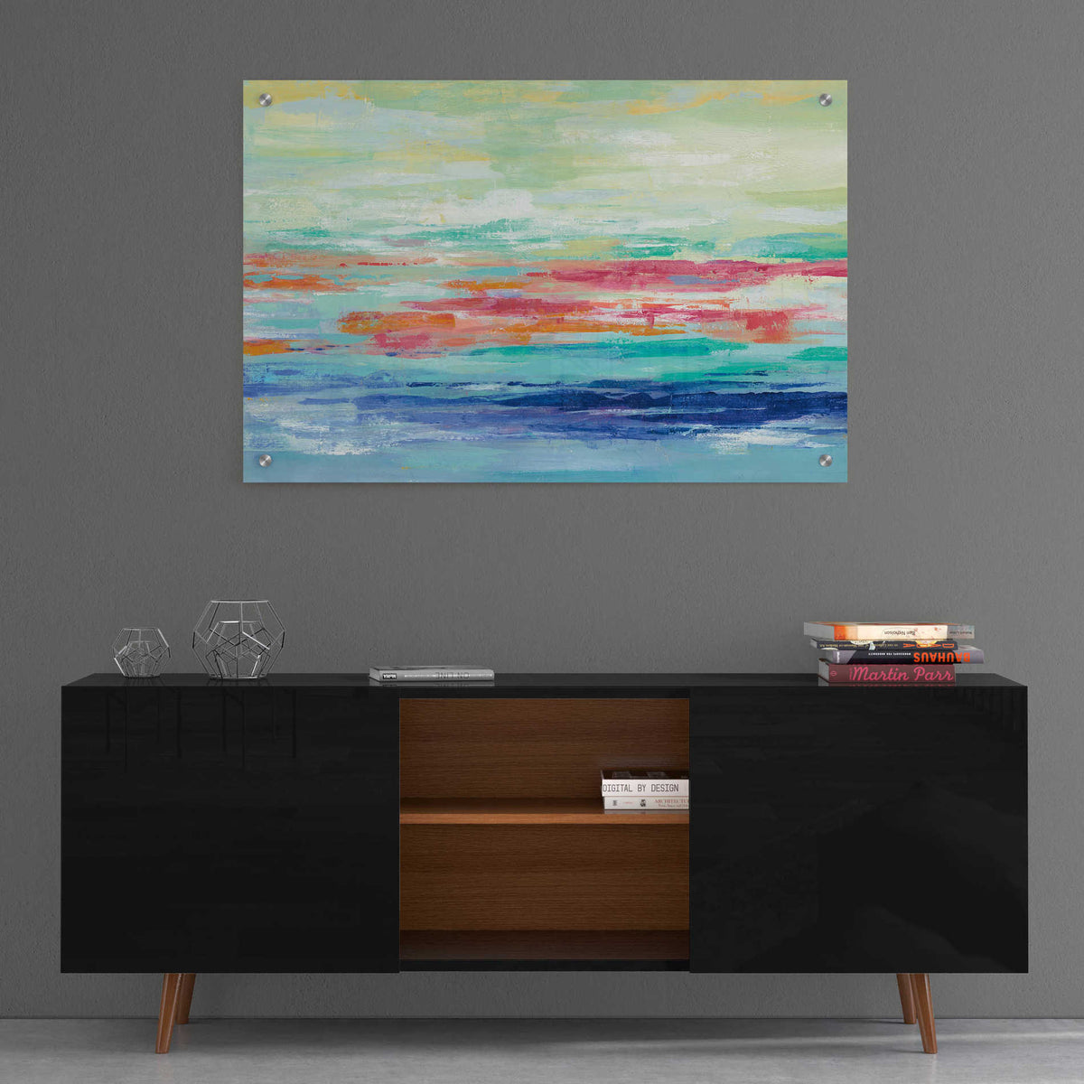 Epic Art 'California Surf' by Silvia Vassileva, Acrylic Glass Wall Art,36x24