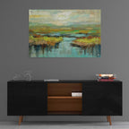 Epic Art 'Spring Landscape' by Silvia Vassileva, Acrylic Glass Wall Art,36x24