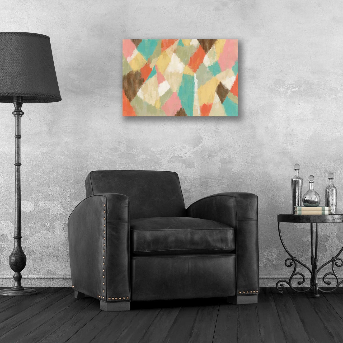 Epic Art 'Pinwheel' by Silvia Vassileva, Acrylic Glass Wall Art,24x16