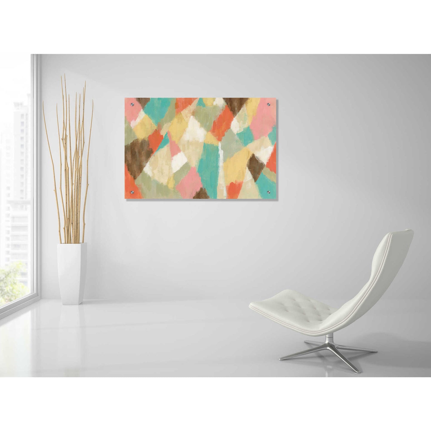 Epic Art 'Pinwheel' by Silvia Vassileva, Acrylic Glass Wall Art,36x24