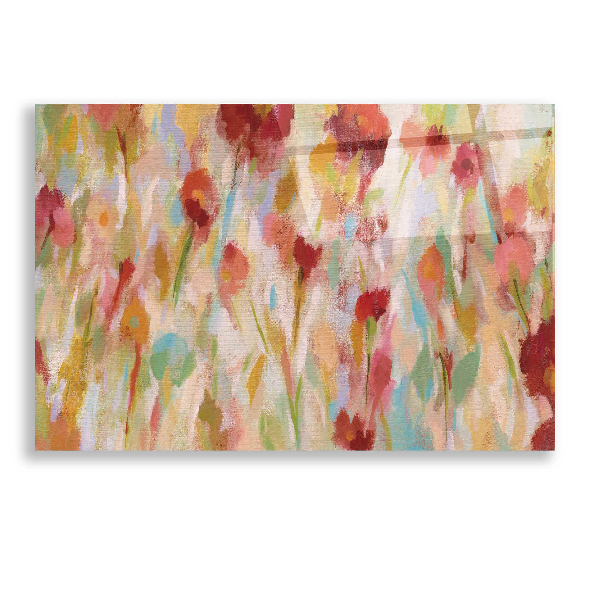 Epic Art 'Breezy Floral I' by Silvia Vassileva, Acrylic Glass Wall Art,24x16
