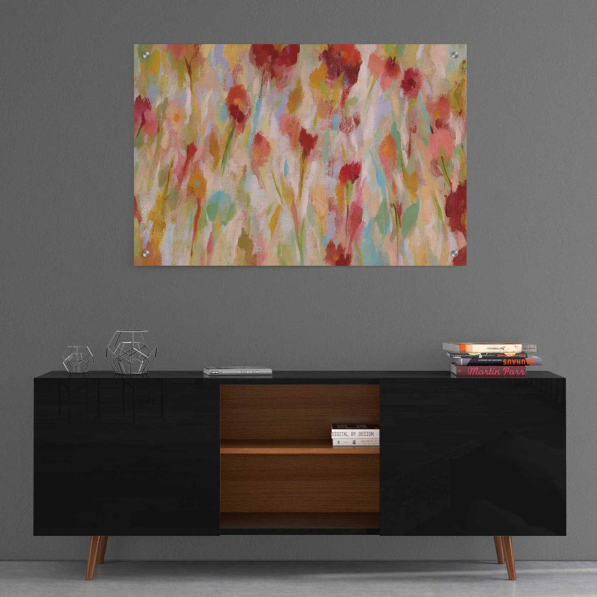 Epic Art 'Breezy Floral I' by Silvia Vassileva, Acrylic Glass Wall Art,36x24