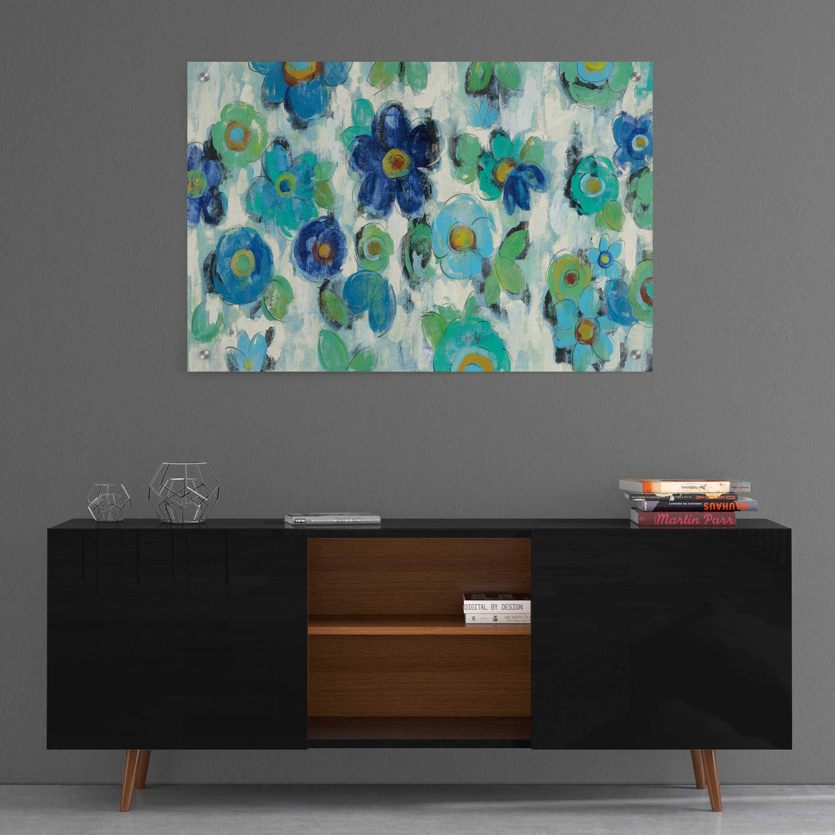 Epic Art 'Blue Eyes I' by Silvia Vassileva, Acrylic Glass Wall Art,36x24