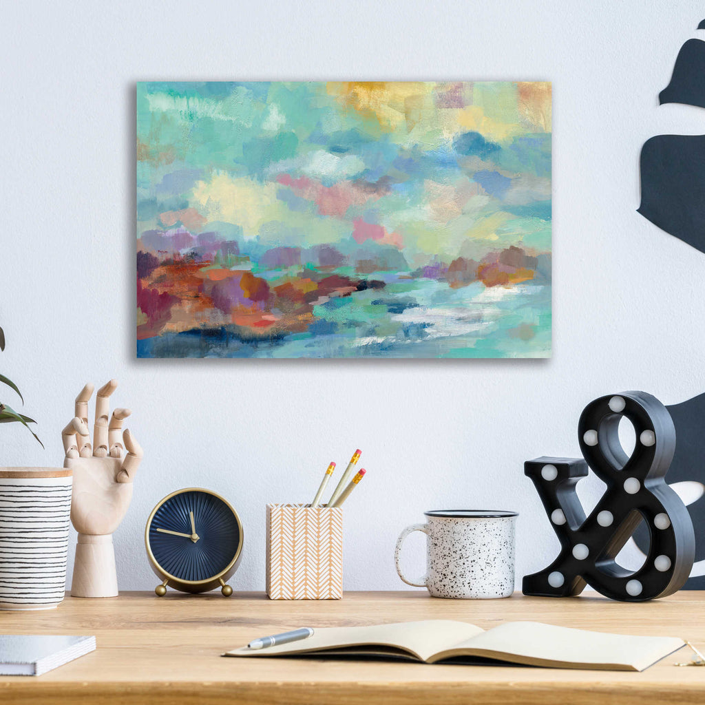 Epic Art 'Archipelago' by Silvia Vassileva, Acrylic Glass Wall Art,16x12