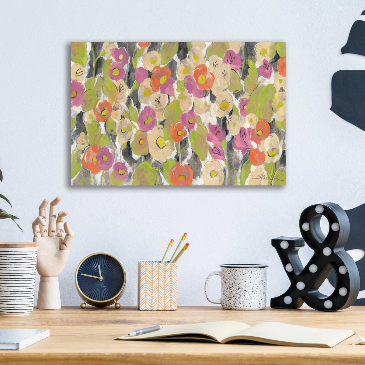 Epic Art 'Velvety Florals' by Silvia Vassileva, Acrylic Glass Wall Art,16x12