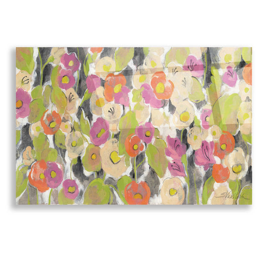 Epic Art 'Velvety Florals' by Silvia Vassileva, Acrylic Glass Wall Art