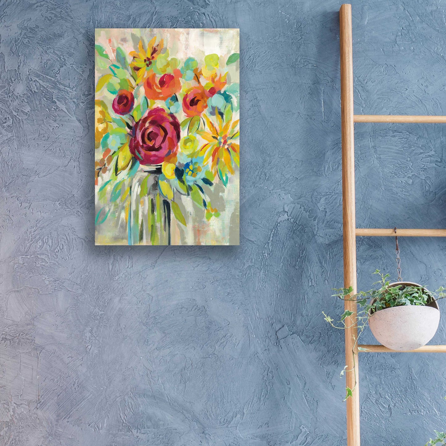 Epic Art 'Flower Still Life I' by Silvia Vassileva, Acrylic Glass Wall Art,16x24