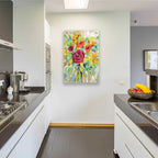 Epic Art 'Flower Still Life I' by Silvia Vassileva, Acrylic Glass Wall Art,24x36
