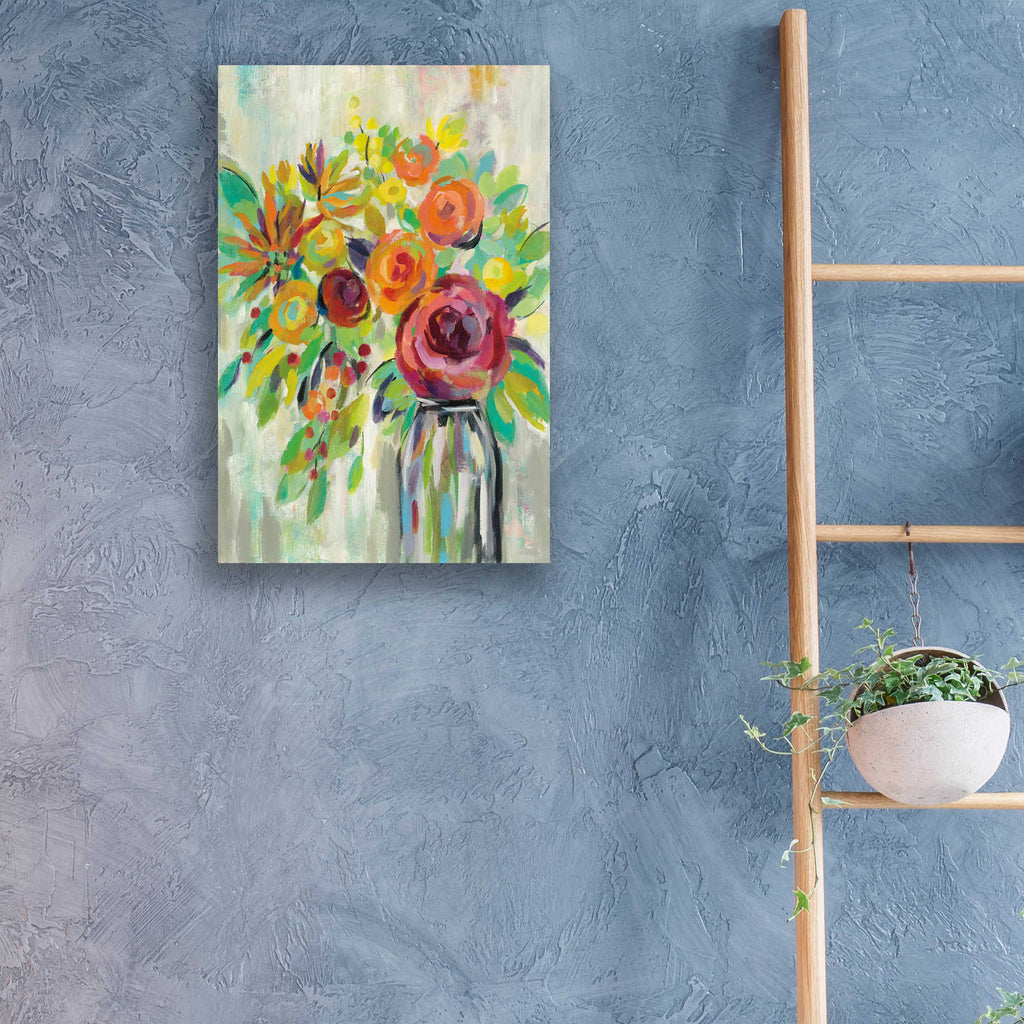 Epic Art 'Flower Still Life II' by Silvia Vassileva, Acrylic Glass Wall Art,16x24