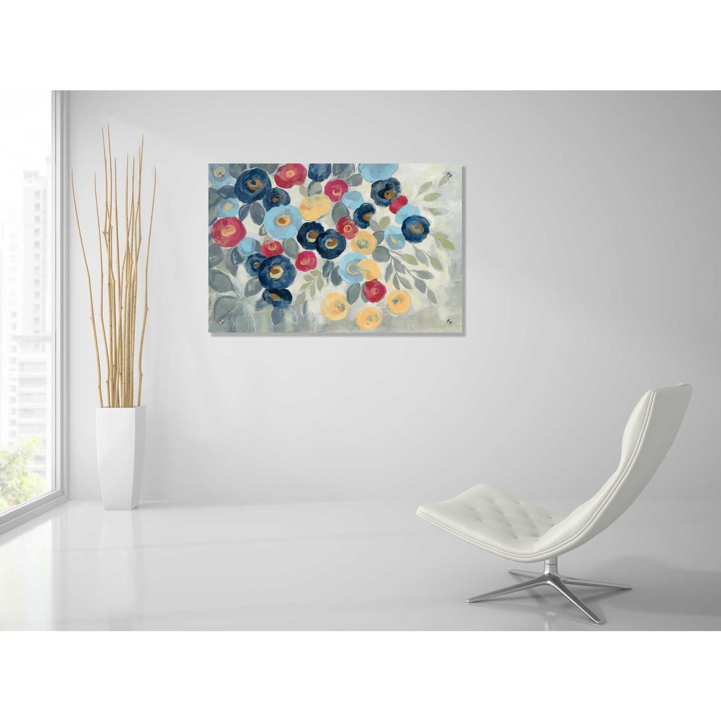 Epic Art 'Winter Flowers I' by Silvia Vassileva, Acrylic Glass Wall Art,36x24