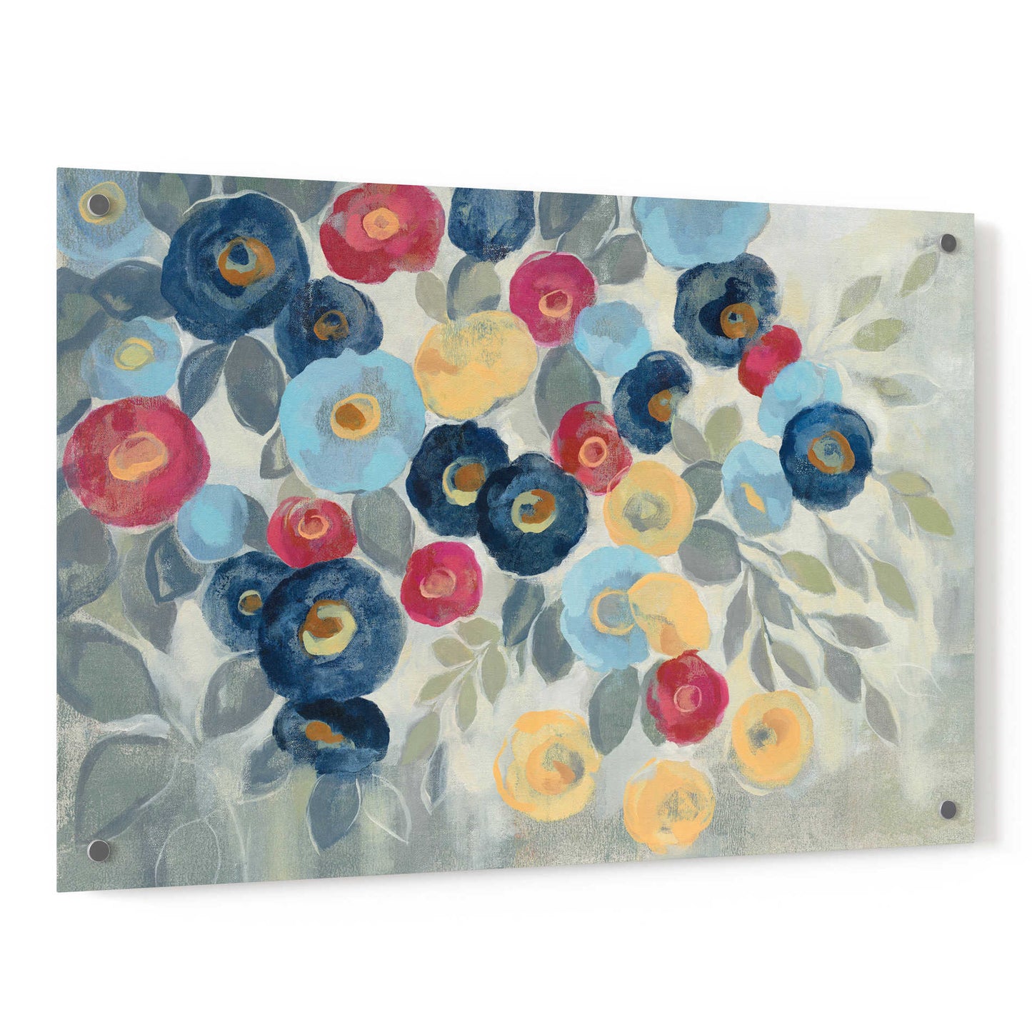 Epic Art 'Winter Flowers I' by Silvia Vassileva, Acrylic Glass Wall Art,36x24