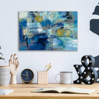 Epic Art 'Ultramarine Waves III' by Silvia Vassileva, Acrylic Glass Wall Art,16x12