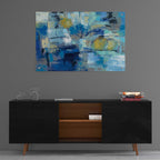 Epic Art 'Ultramarine Waves III' by Silvia Vassileva, Acrylic Glass Wall Art,36x24