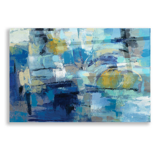 Epic Art 'Ultramarine Waves III' by Silvia Vassileva, Acrylic Glass Wall Art