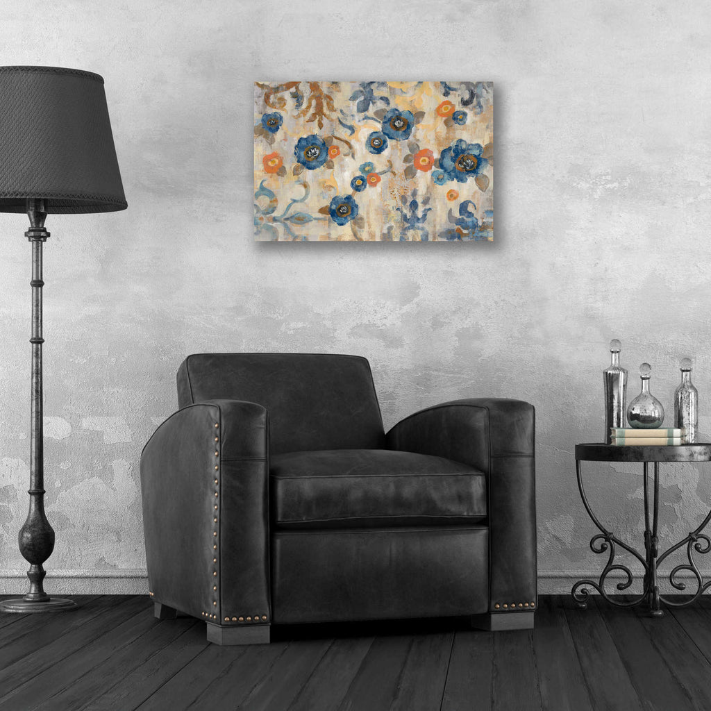 Epic Art 'Flowers and Fragments' by Silvia Vassileva, Acrylic Glass Wall Art,24x16