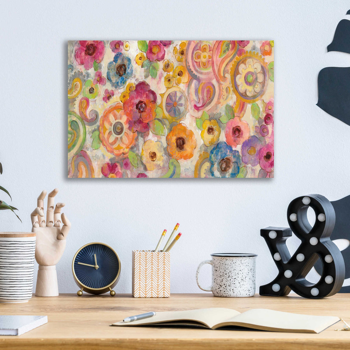 Epic Art 'Bohemian Summer I' by Silvia Vassileva, Acrylic Glass Wall Art,16x12