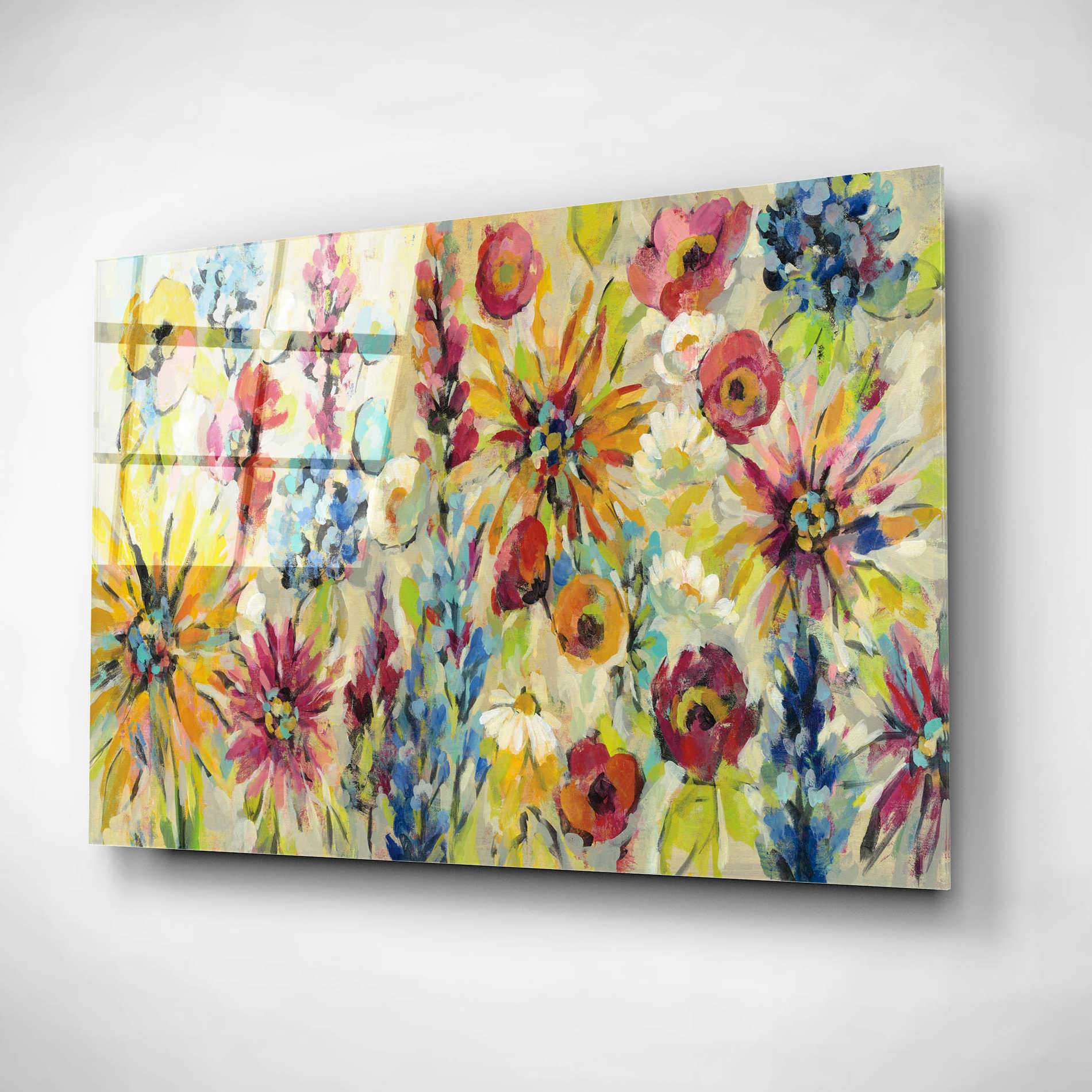 Epic Art 'May Garden' by Silvia Vassileva, Acrylic Glass Wall Art,16x12