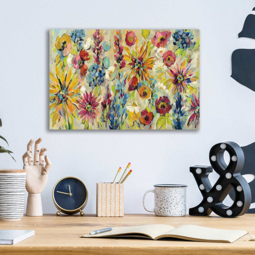 Epic Art 'May Garden' by Silvia Vassileva, Acrylic Glass Wall Art,16x12