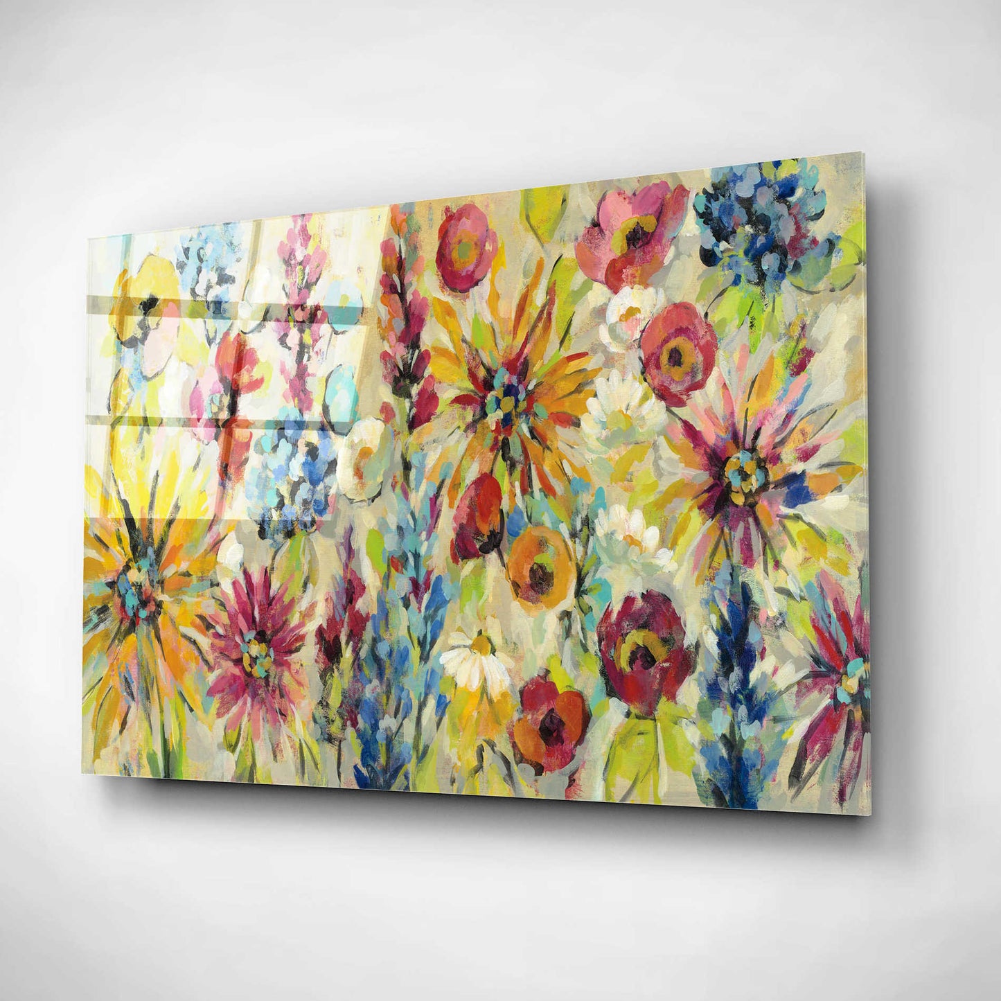 Epic Art 'May Garden' by Silvia Vassileva, Acrylic Glass Wall Art,24x16