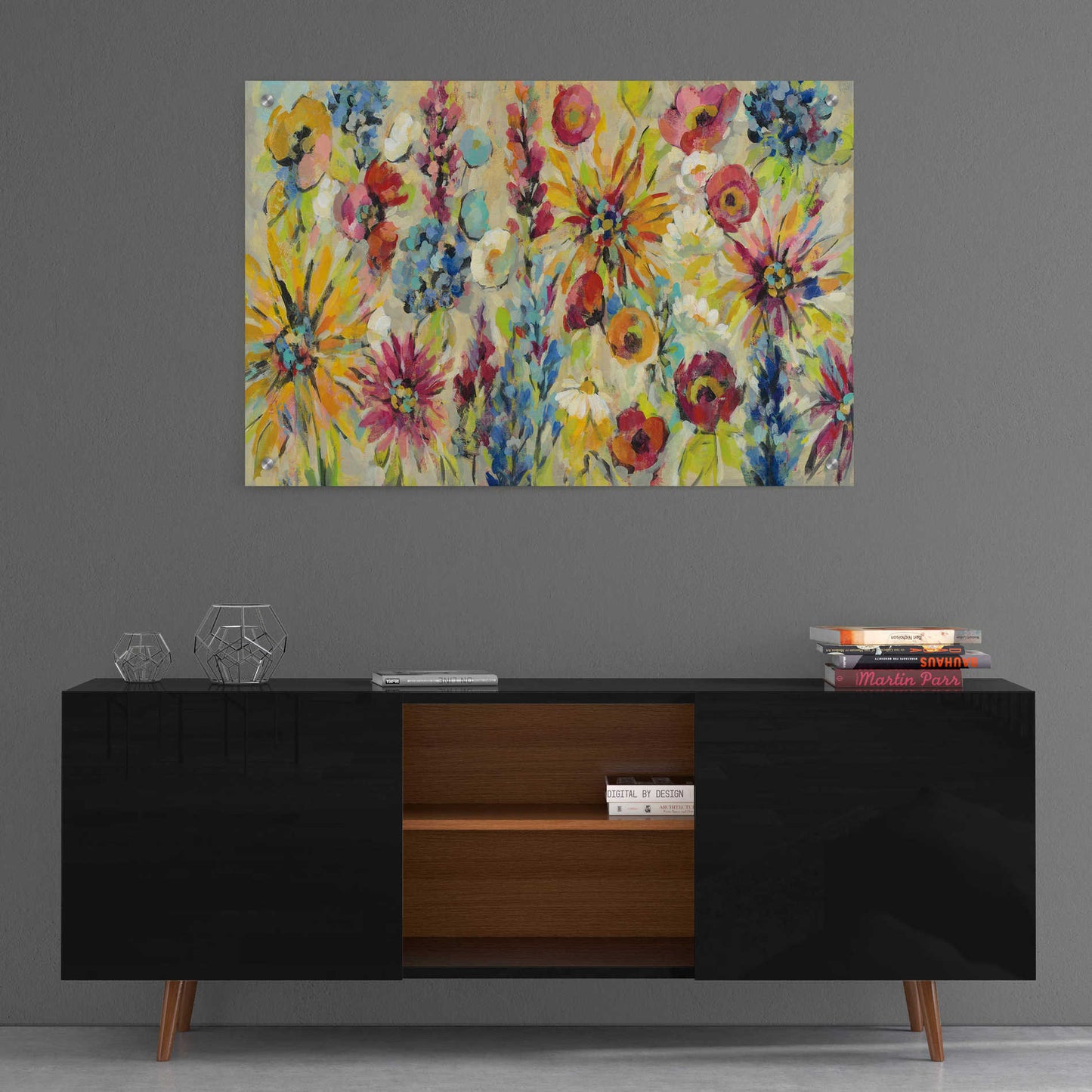 Epic Art 'May Garden' by Silvia Vassileva, Acrylic Glass Wall Art,36x24