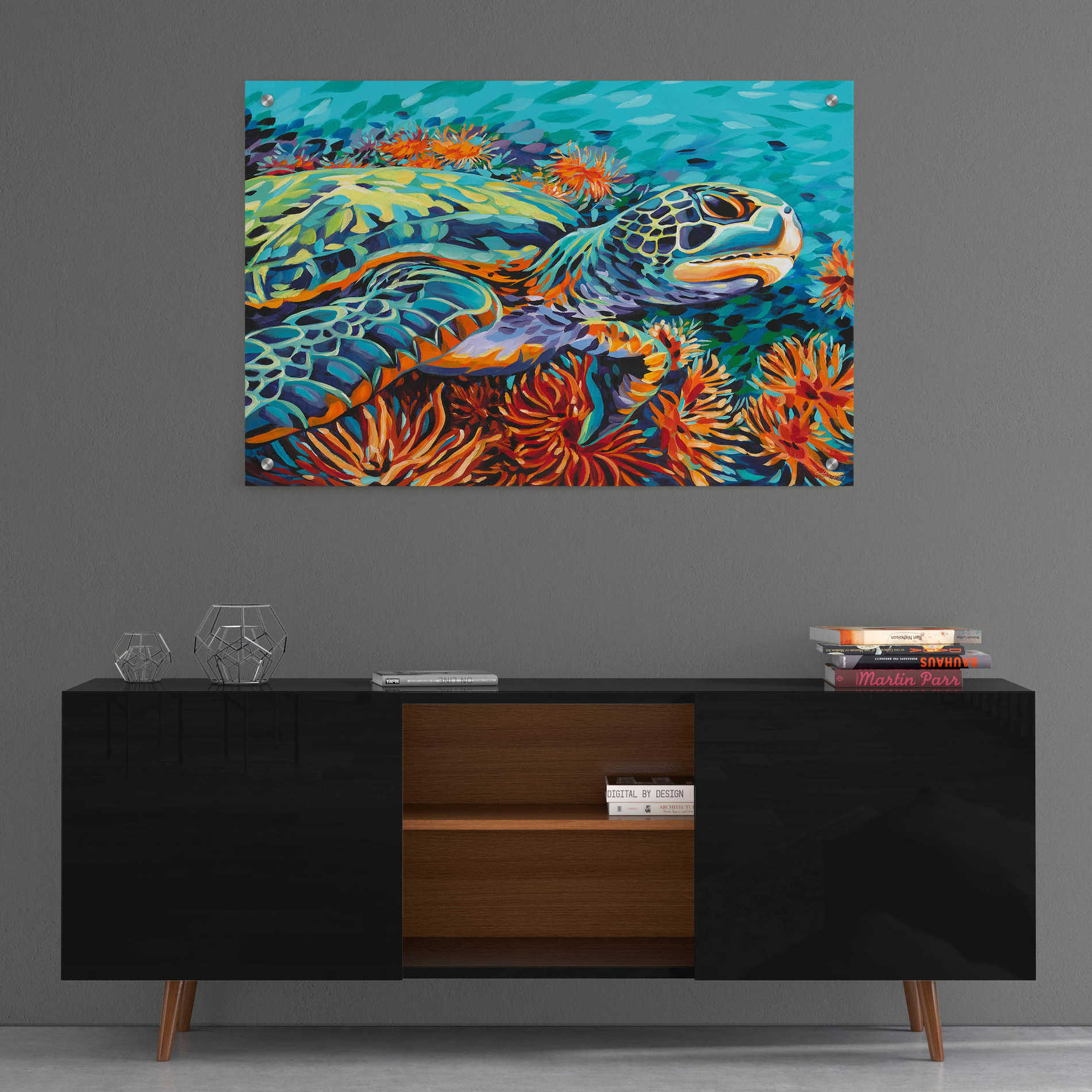 Epic Art 'Tropical Rendezvous II' by Carolee Vitaletti, Acrylic Glass Wall Art,36x24