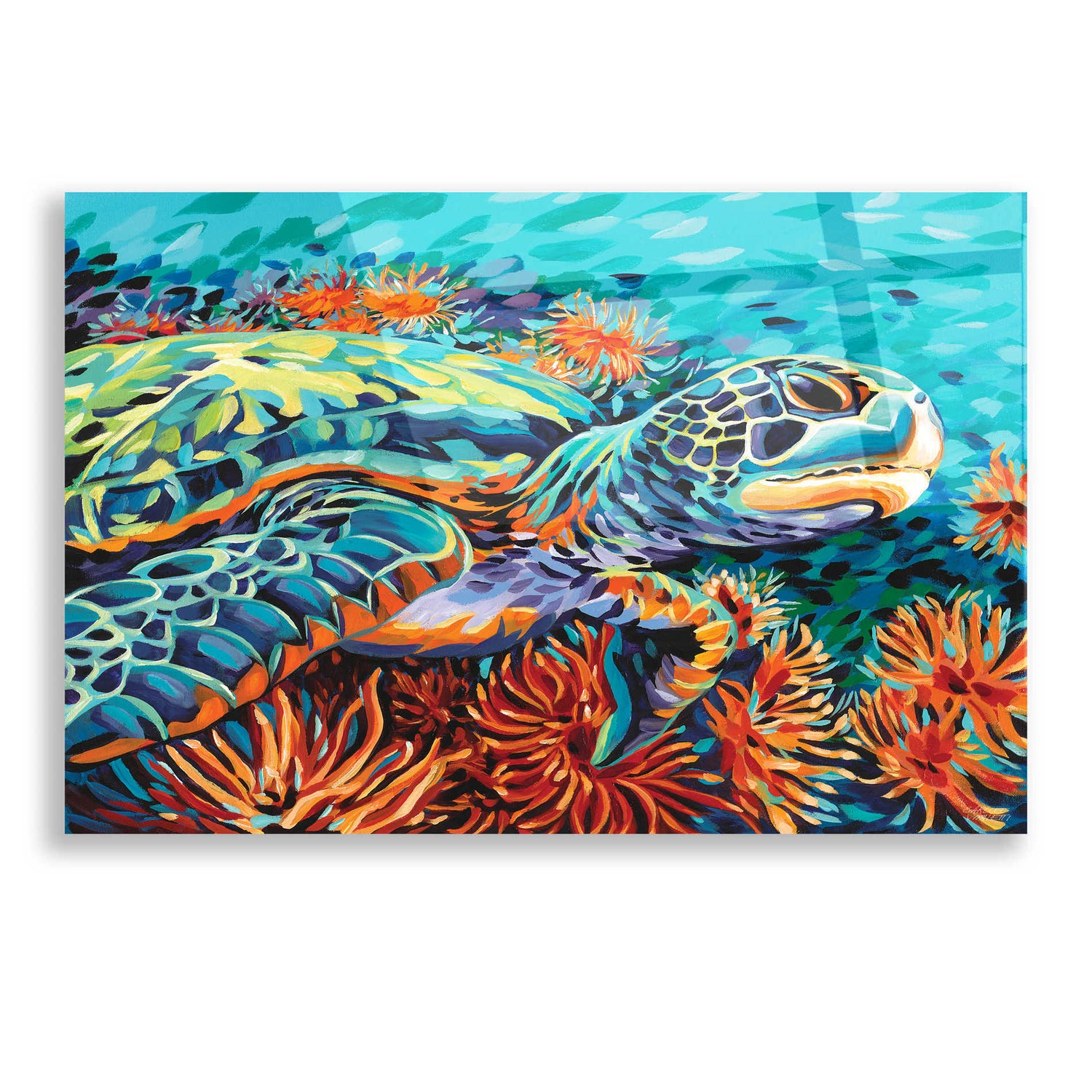 Epic Art 'Tropical Rendezvous II' by Carolee Vitaletti, Acrylic Glass Wall Art