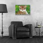 Epic Art 'Grey Wolf II' by Carolee Vitaletti, Acrylic Glass Wall Art,24x16