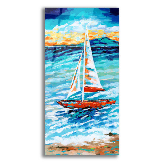Epic Art 'Wind in my Sail I' by Carolee Vitaletti, Acrylic Glass Wall Art