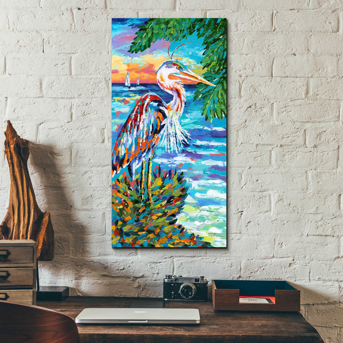 Epic Art 'Wind in my Sail II' by Carolee Vitaletti, Acrylic Glass Wall Art,12x24