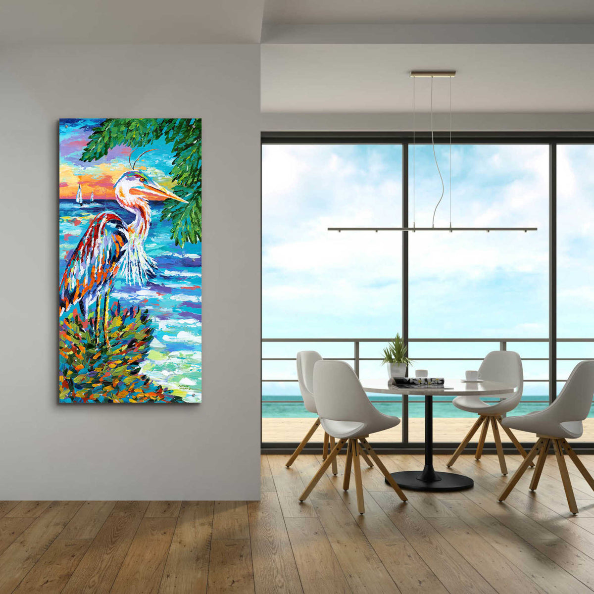 Epic Art 'Wind in my Sail II' by Carolee Vitaletti, Acrylic Glass Wall Art,24x48