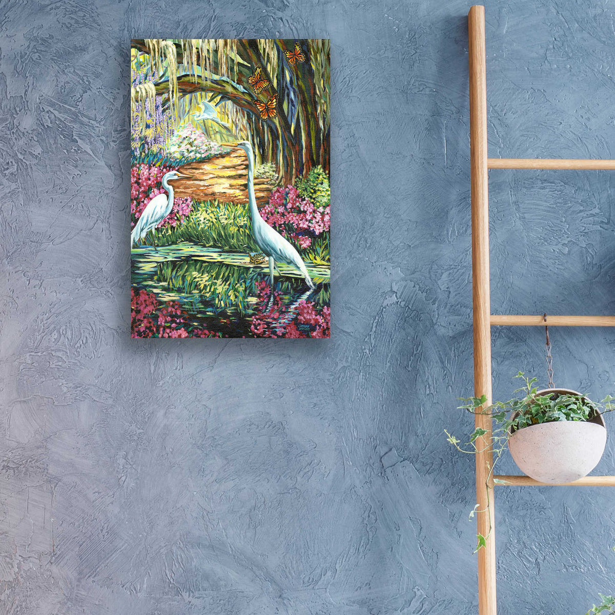 Epic Art 'Plumed Peacock I' by Carolee Vitaletti, Acrylic Glass Wall Art,16x24