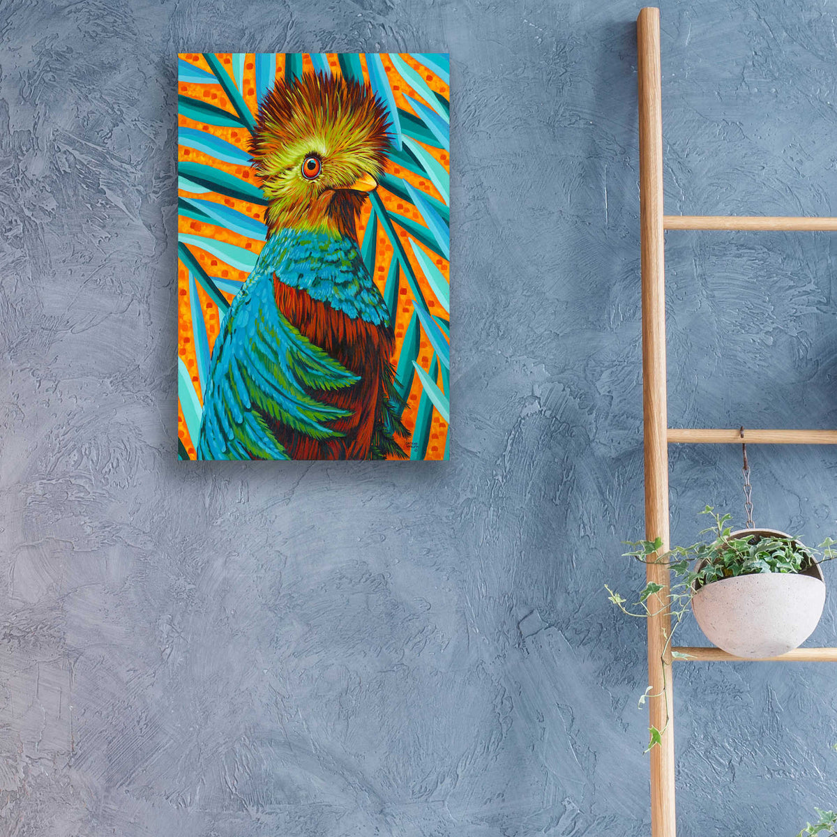 Epic Art 'Peaceful Heron II' by Carolee Vitaletti, Acrylic Glass Wall Art,16x24