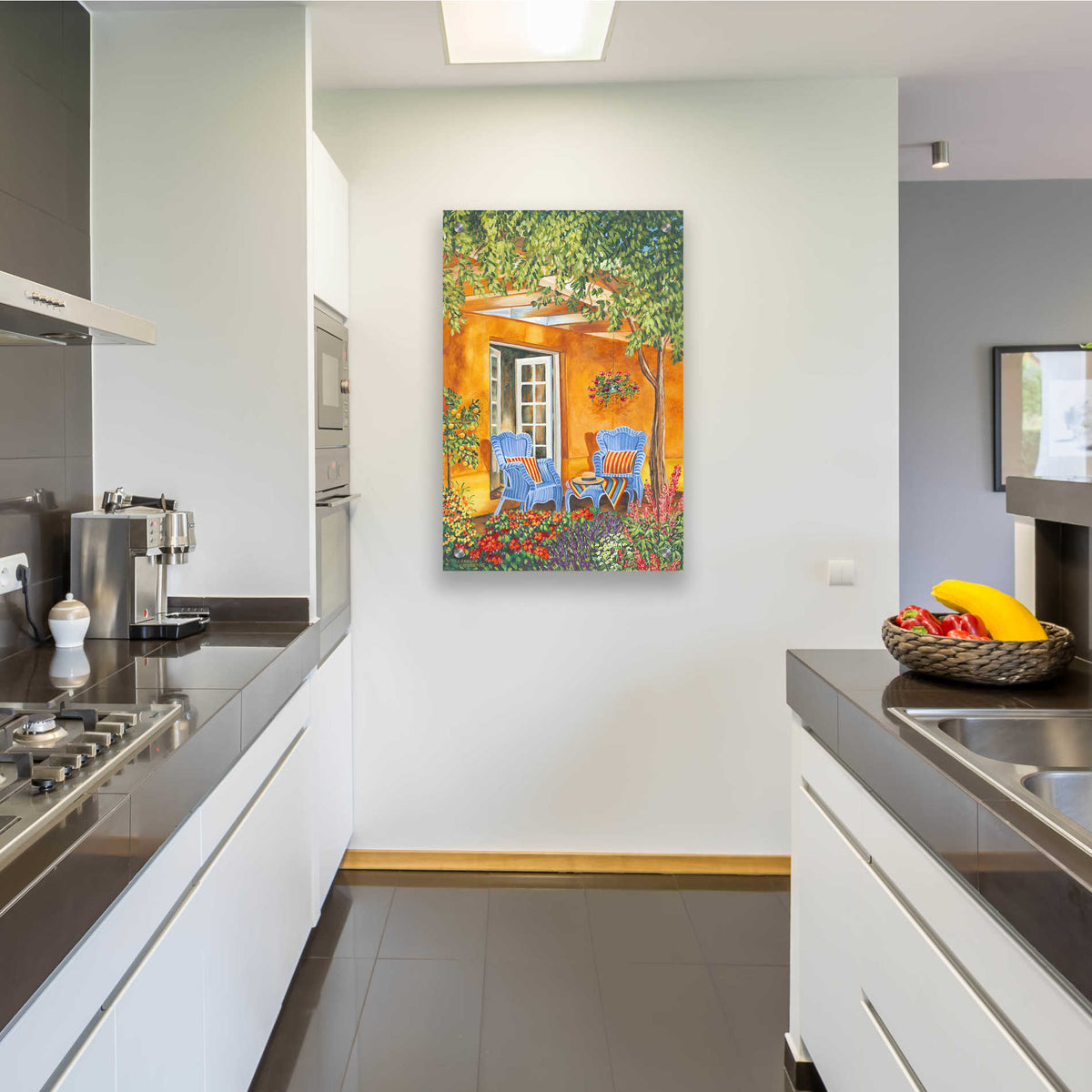 Epic Art 'Tuscan Veranda I' by Carolee Vitaletti, Acrylic Glass Wall Art,24x36